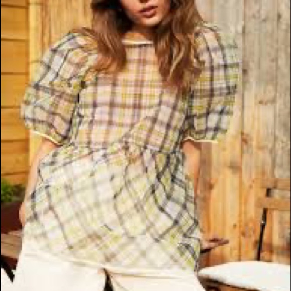 NWT Aritzia Le Fou Wilfred Hula Blouse